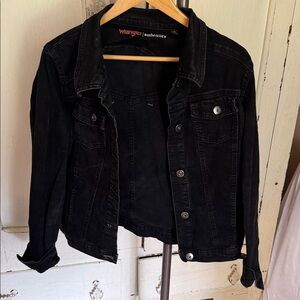 Wrangler Authentic Black Denim Jacket